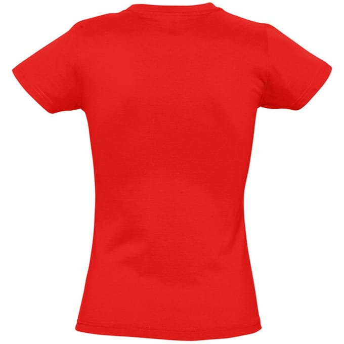 SOLS Dames/dames Imperial Heavy Short Sleeve T-Shirt (Rood)