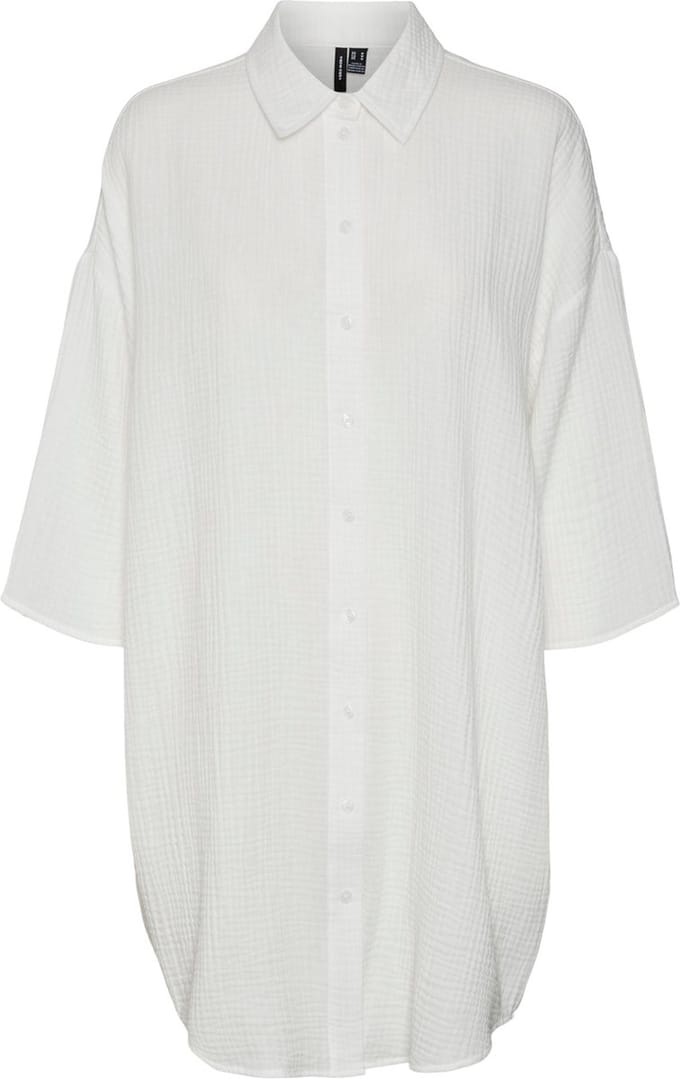 VERO MODA VMNATALI 3/4 LONG OVERSHIRT WVN GA SPE Dames Blouse - Maat XS