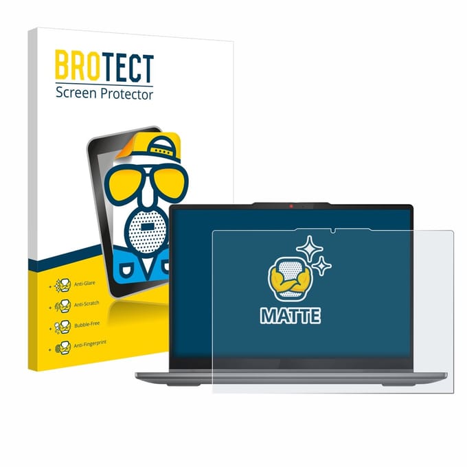 BROTECT - Screenprotector voor Lenovo IdeaPad 5 2-in-1 14AHP9 - Folie Beschermfolie matte