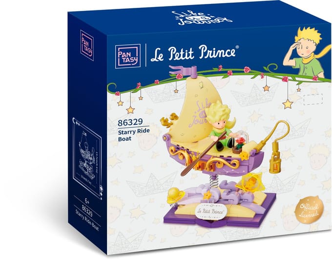 Pantasy, 3D Bouwblokjes, Le Petit Prince, Starry Ride, Boat, 86329, 12,1x15,5x8,9cm
