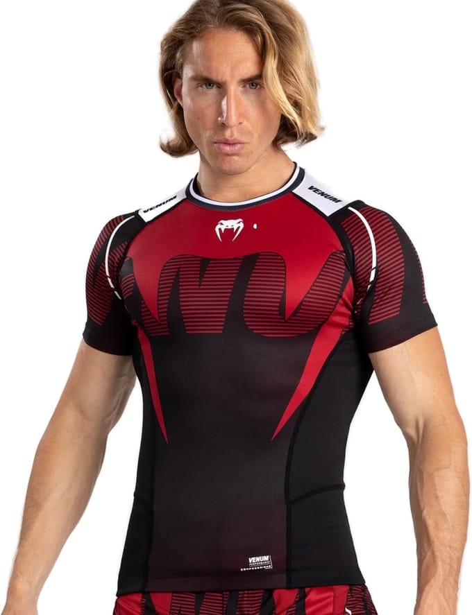 Venum Adrenaline Rashguard Rood Zwart - M