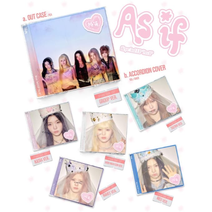 ifeye – 3ème EP Comme si (Bijou Ver.) Random 2pcs
