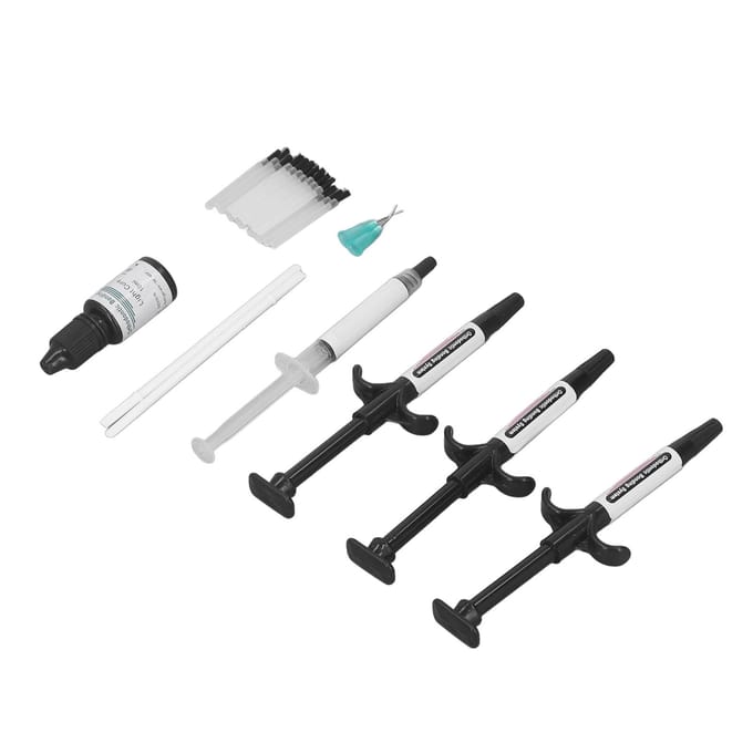Tandheelkundige Kleefstof Uithardingsspuit Hoge Hechtsterkte Orthodontische Tandheelkundige Bonding Lichtuithardende Kit Zwart white