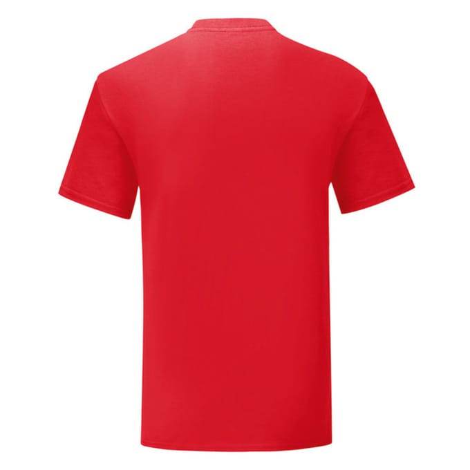 Fruit of the Loom Heren Iconisch 150 T-Shirt (Rood)