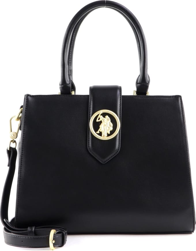 U.S. POLO ASSN. Handtas Vancouver Double Handle Black Zwart