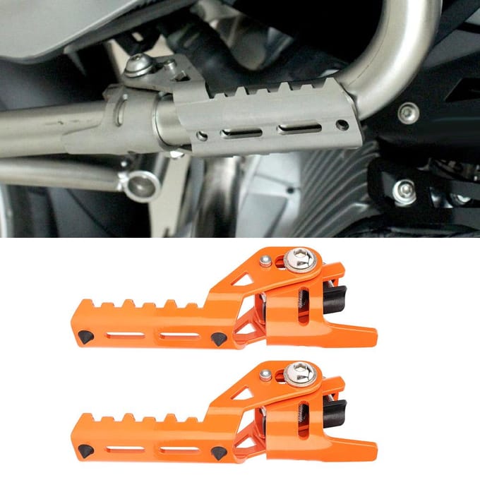 Motorfiets Voorvoetsteun Voetsteunen Onderdelen Accessoire voor R1200GS 20132018 (Oranje) gray
