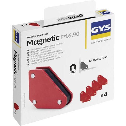 Toparc 044180 Lashoek Magnetische lashoek, 4 stuks