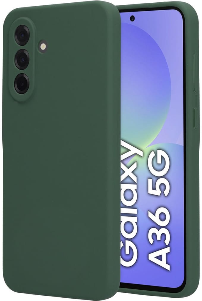 Mobiparts hoesje geschikt voor de Samsung Galaxy A36 - Siliconen - Groen