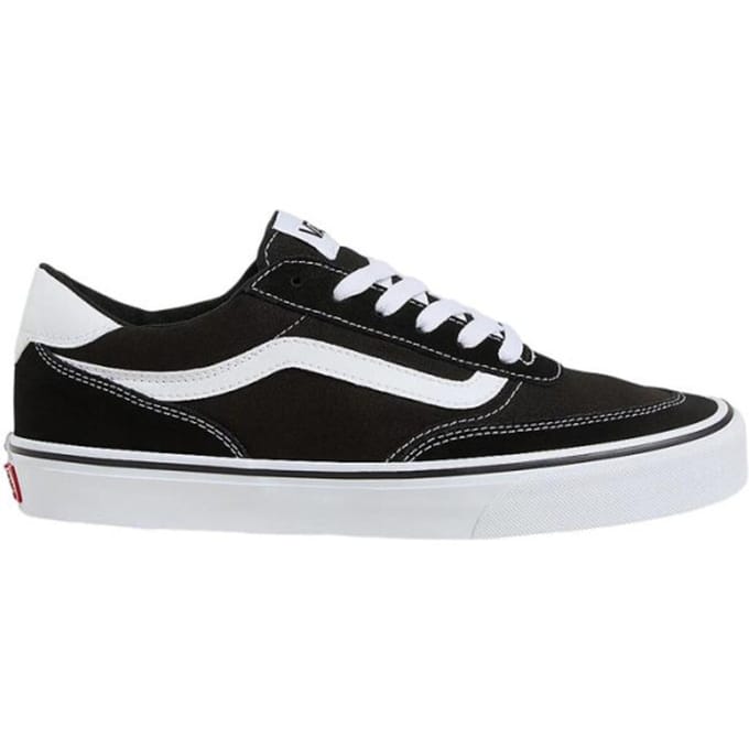 Vans Brooklyn LS SUEDE/CANVAS BLACK/WHITE Unisex Sneakers - BLACK/WHITE