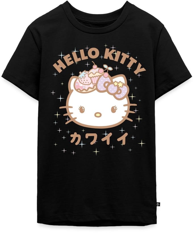 Hello Kitty Kawaii Stijlen Met Sterren Premium T-Shirt Tiener