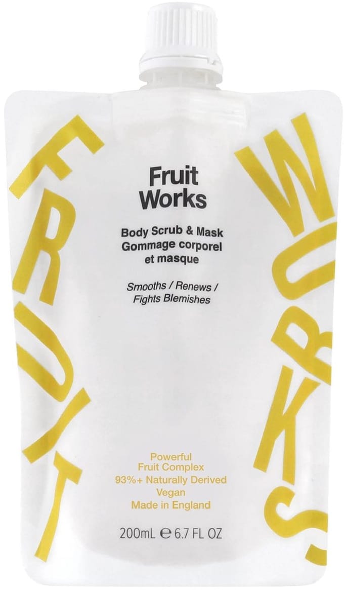 Fruit Works Body Scrub & Mask - Lichaamsscrub en Masker - 200 ml