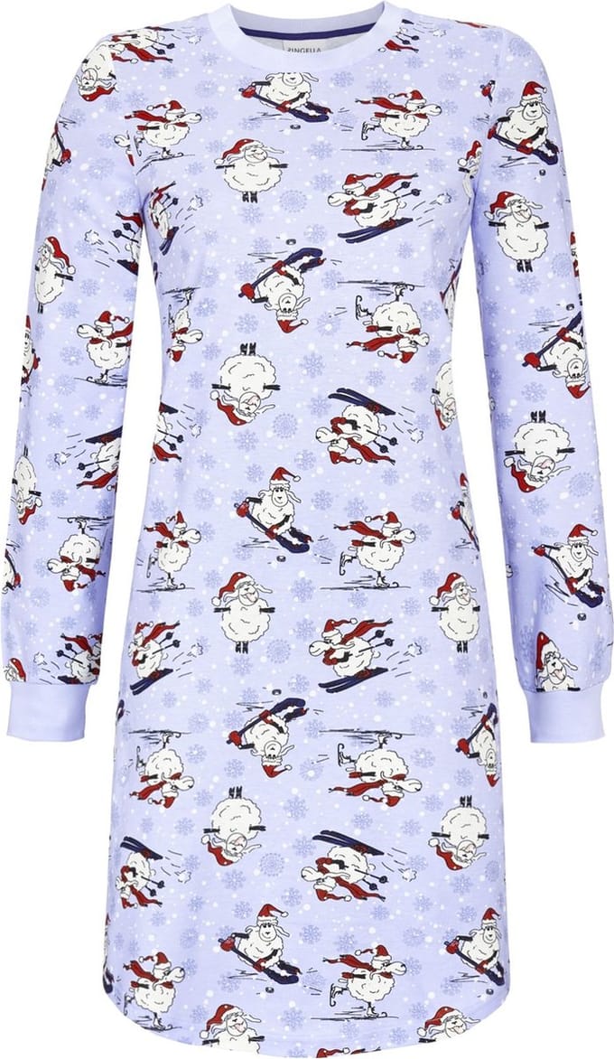 Ringella – Snowman – Nachtkleed – 4511019 - Ciel - Maat 38