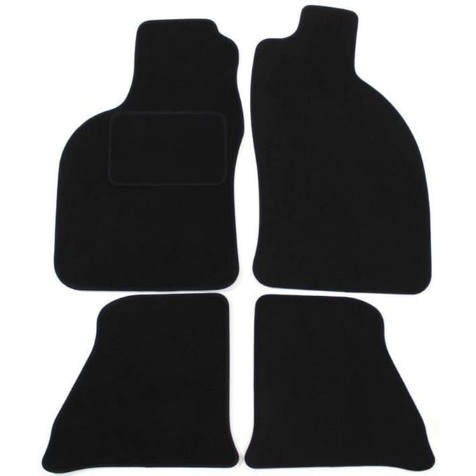 Tapis de sol - Saab - 9 3 - Velours noir - 4 pièces - Ajustement précis