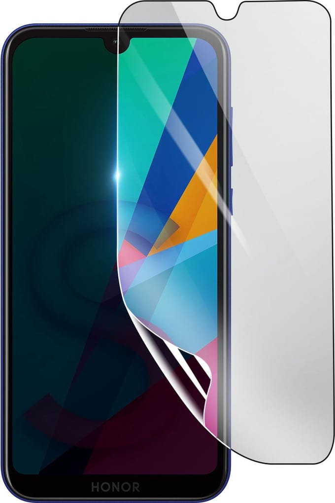 3mk, Geschikt voor Honor 8S, Schokbestendige Hydrogel Screenprotector, Transparant