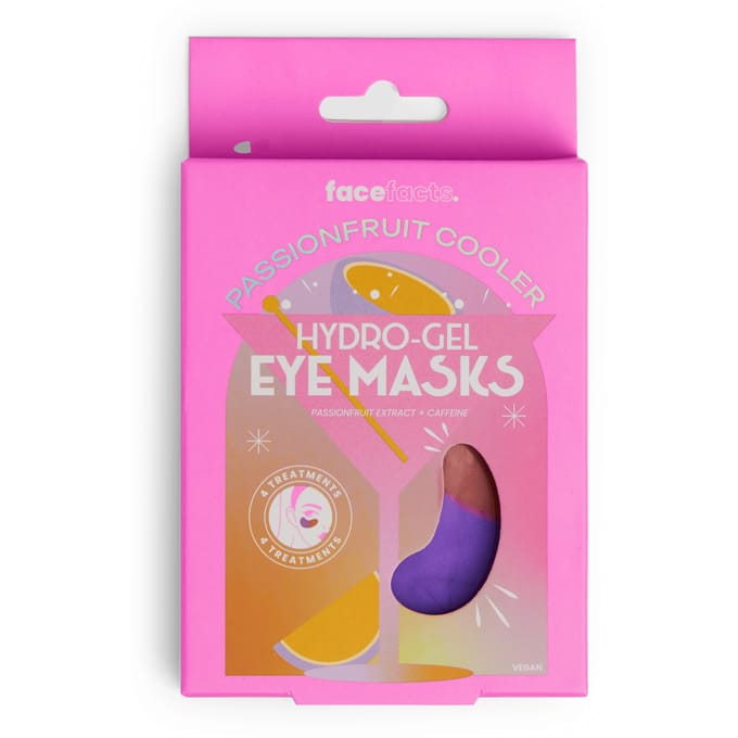 Face Facts Hydro-Gel Eye Masks Passionfruit Cooler 4 paar