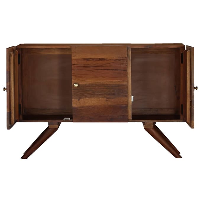 vidaXL - Dressoir - 110x30x75 - cm - massief - gerecycled - hout - bruin