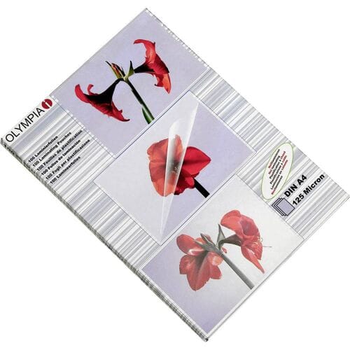1x100 Olympia lamineerfolie DIN A4 125 micron           9176