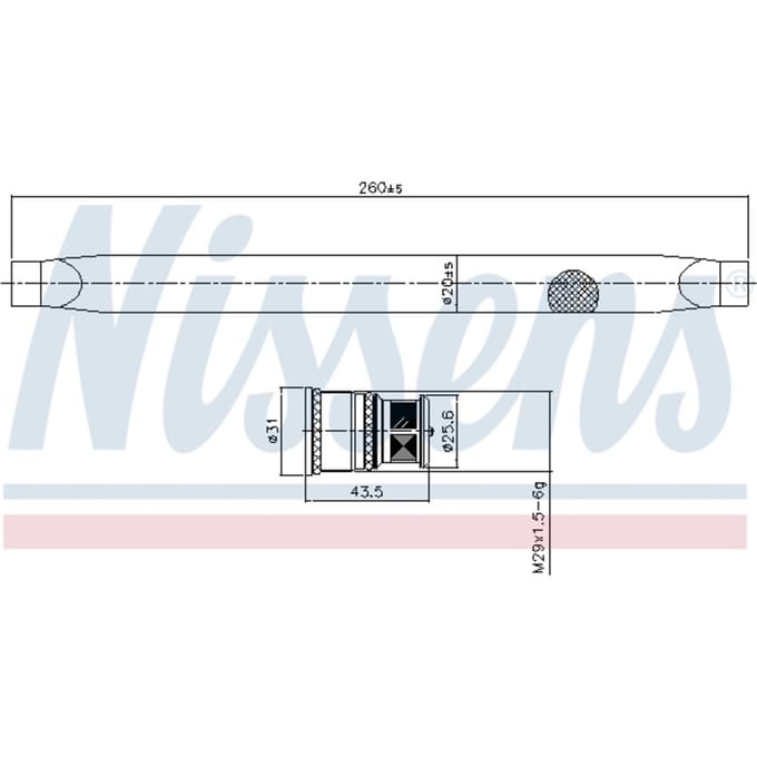 Droger, airconditioningsysteem NISSENS 95764