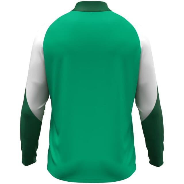 Jako Dynamic Ziptop Kinderen - Groen / Wit / Donkergroen | Maat: 116