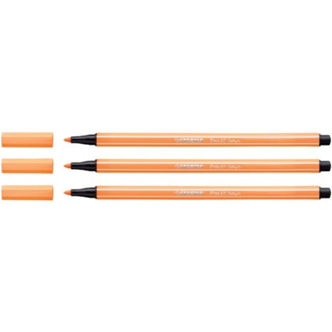 STABILO Pen 68 - Premium Viltstift - Neon Oranje - per stuk