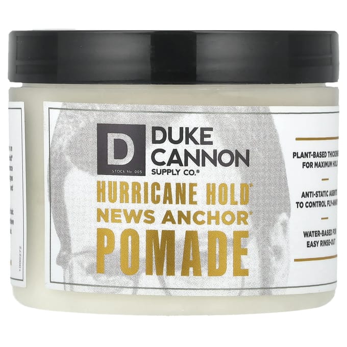 Duke Cannon Supply Co., Hurricane Hold®, New Anchor®, Pomade, 4,6 oz (130 g) white