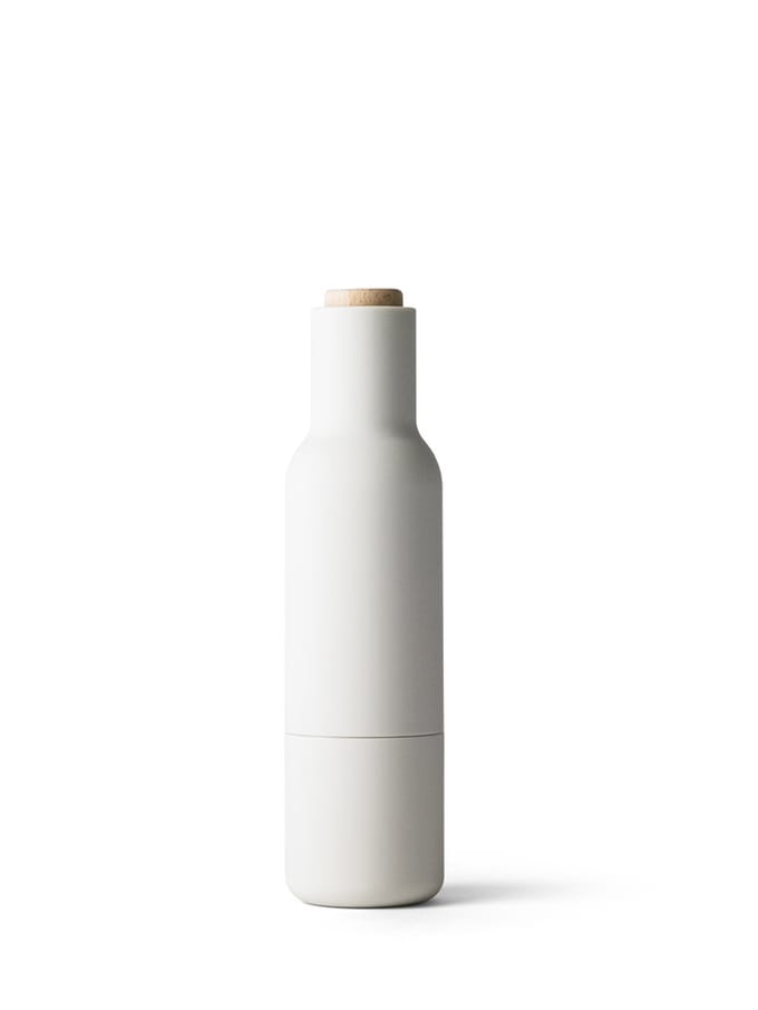 Audo - Bottle Grinder Classic molenset - deksel beuken - grijs - meerkleurig