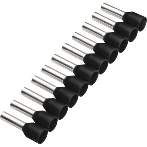 Cimco 187503 Adereindhulzen 1.5 mm² Deels geïsoleerd Zwart 500 stuk(s)