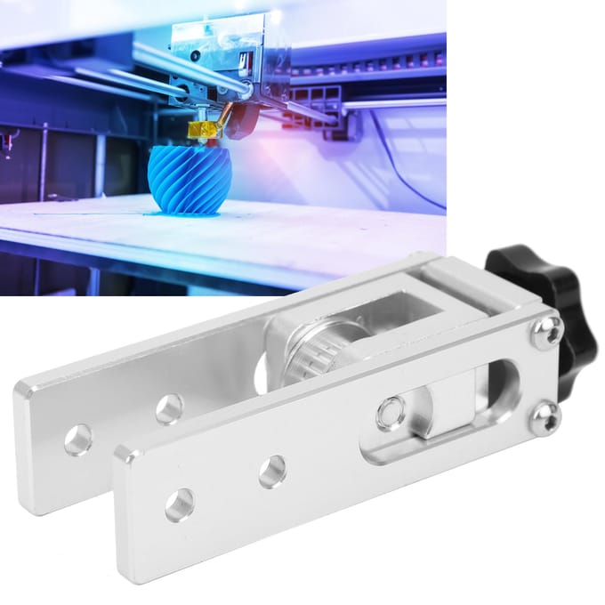 Aluminium Synchrone Riemspanner 3D Printer Timing Riem Afstelling Vaste Accessoires white