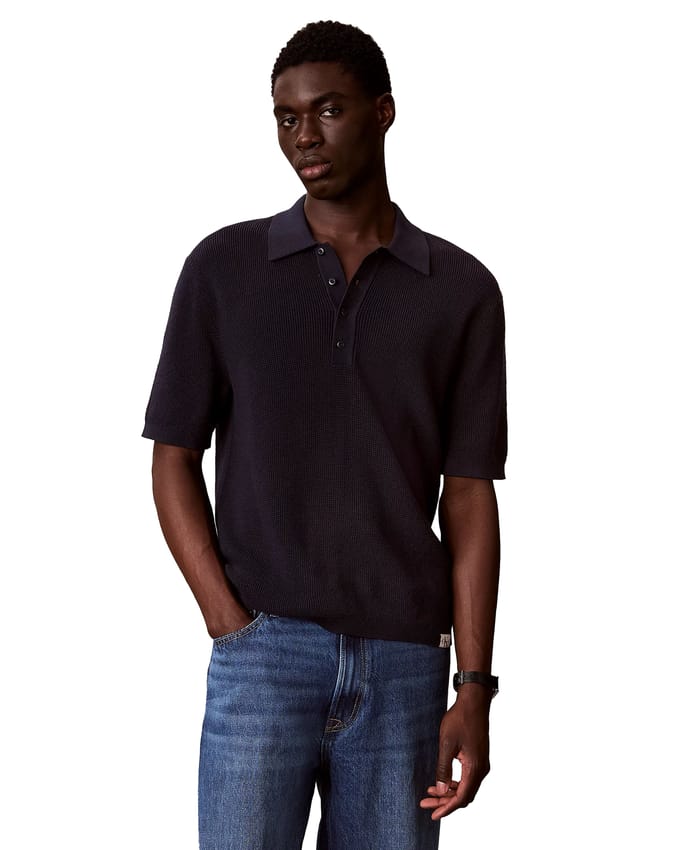 Calvin Klein Heren polo wafel