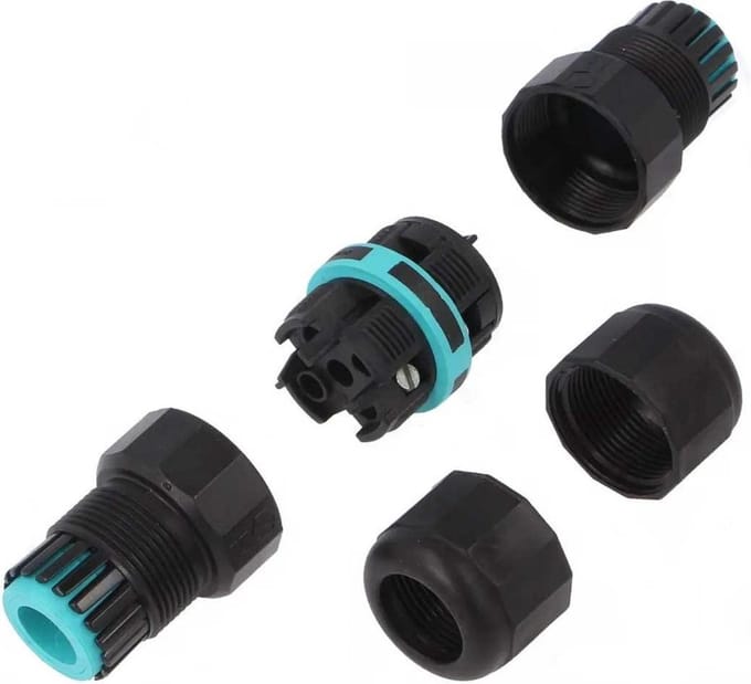 2 aderige kabelverbinder - schroefconnector - waterdicht IP68 - Premium