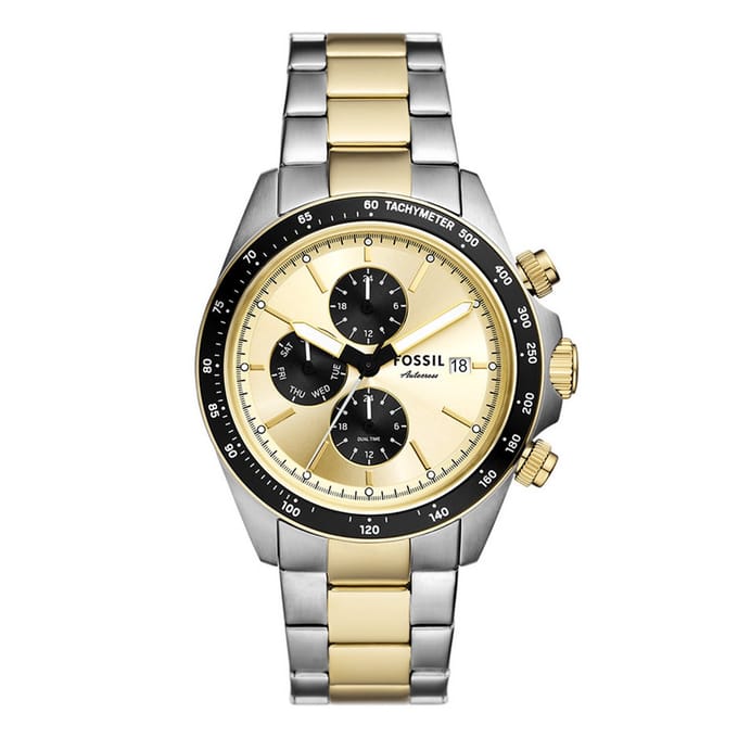 Fossil Autocross FS6126 Horloge - Staal - Multi - Ø 42 mm