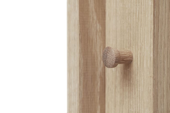 Form&Refine Foyer kapstok - eiken, wit geolied