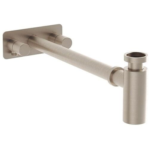 VitrA outlet pipe/rosette symmetrical design siphon set with angle valves A45159
