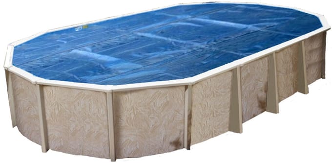 Interline Zomerafdekking Ovaal 1050x550 cm Blauw