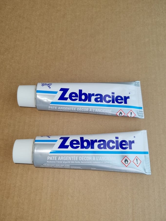 Zebraline kachelpoets - Kachelgrijs - Grey polish - Grijs - 100ml - 2 tubes