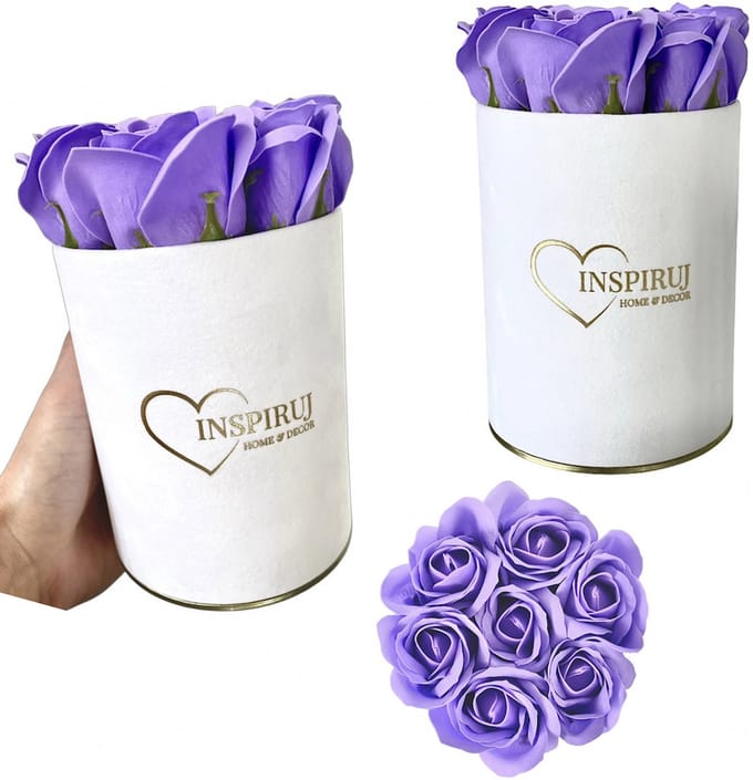 Inspiruj - Flowerbox - Mydels Bloemen - Fiolet