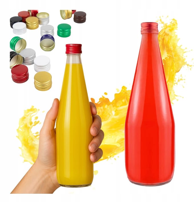 Bimberek Kropla - Glazen Fles - 700ml - Aluminium Dop