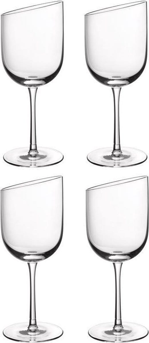 Villeroy & Boch Rode Wijnglazen NewMoon - 405 ml - 4 stuks