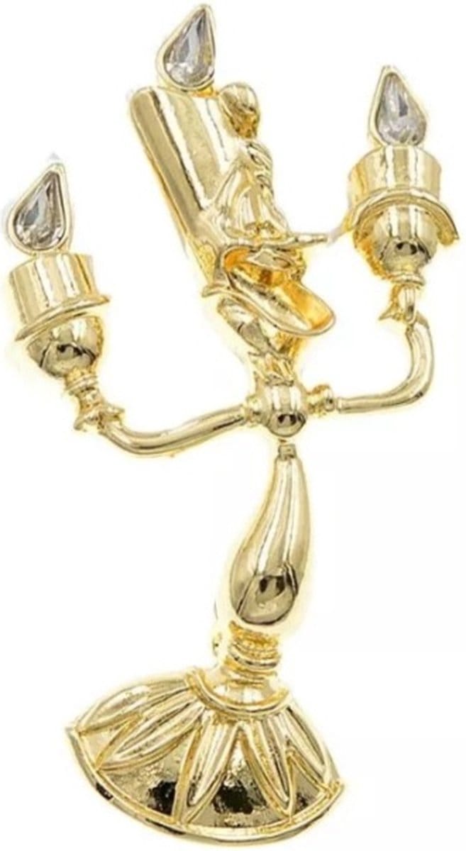 Zelto- Broche- Kandelaar- Goud kleur
