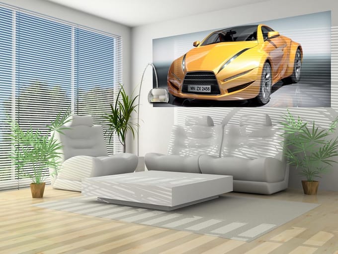 Sports Racing Car Photo Wallcovering