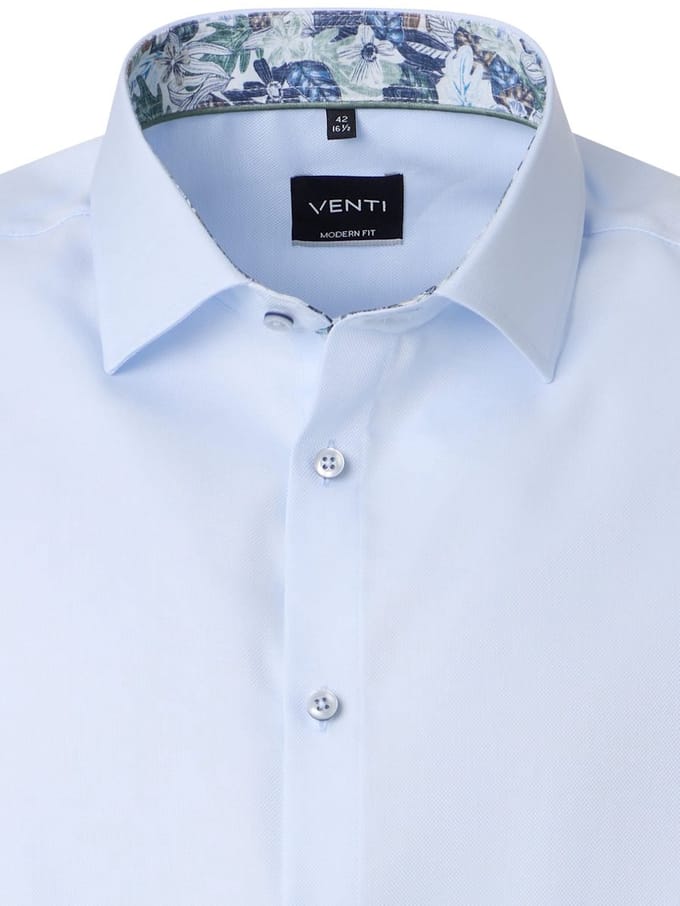 Venti Heren Overhemd Kent Boord Modern Fit 226110470-101 - L
