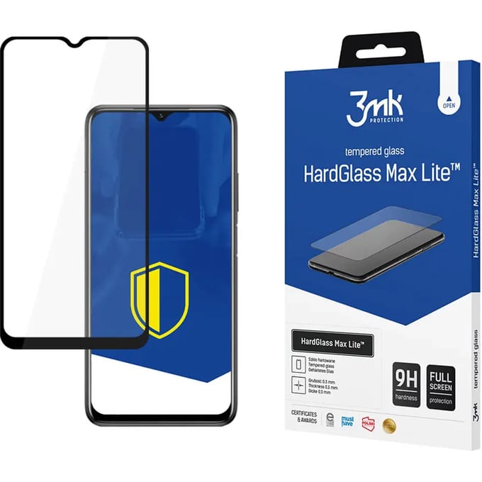 Versterkt gehard glas 3MK Xiaomi POCO M3 - HardGlass Max Lite™