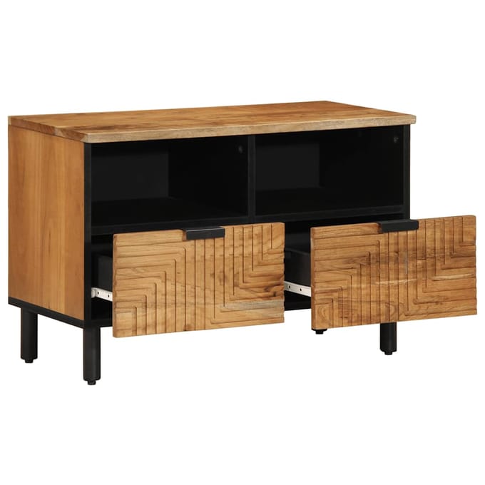 vidaXL - TV-kast - 70x33x46 - cm - massief - acaciahout