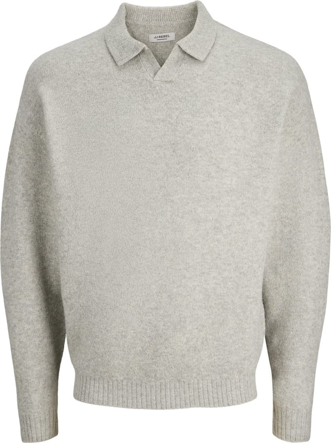 JACK&JONES - JREBSONAR KNIT SPLIT NECK - Jongens - Gebreide truien