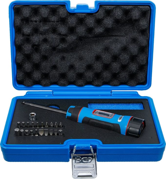 BGS Set momentschroevendraaier - met bitset - 1/4 - 1 - 8 Nm - 22 delig