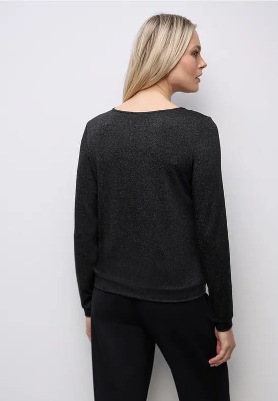 Glitter gebreid shirt
