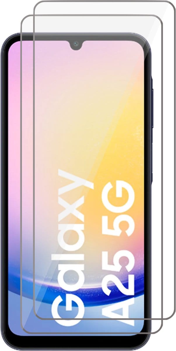 Screenprotector geschikt voor Samsung Galaxy A25 / A24 - 2x Glas Screen Protector