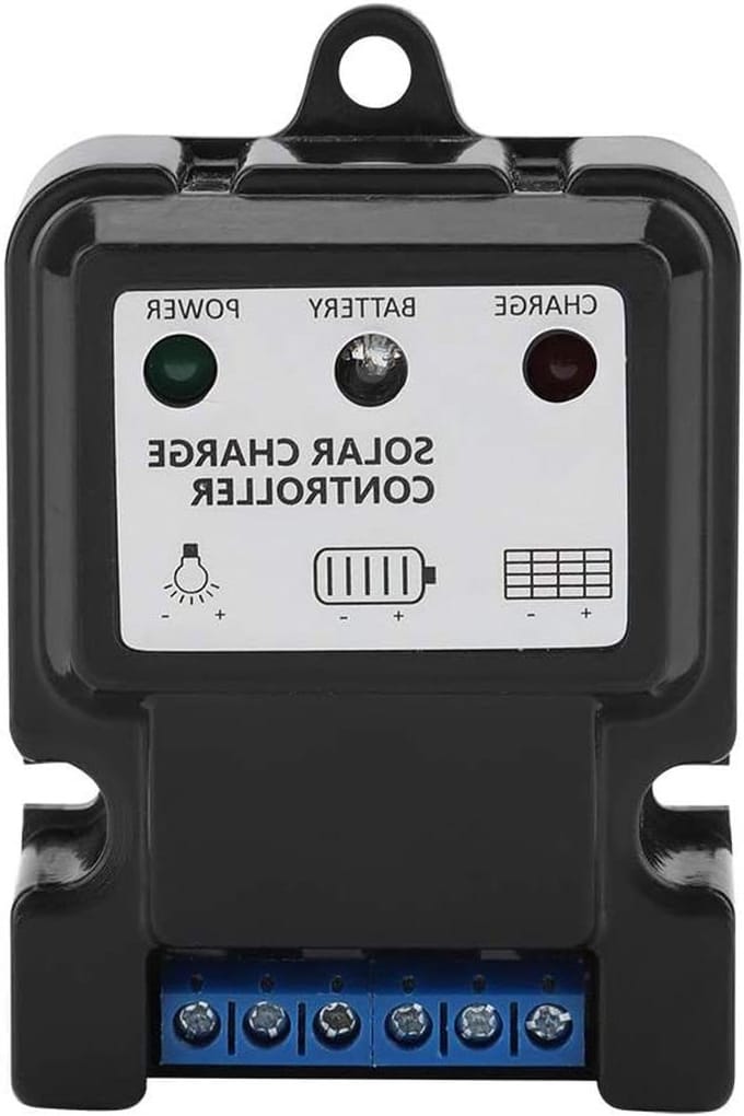 Zonne Laadregelaar - Intelligente Controller - Energie Beheer - LCD Display - 10A 6V/12V - Zwart