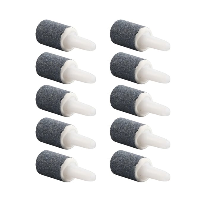 Aquarium Luchtsteen Cilinder Aquarium Bubbelsteen Zuurstofdiffuser Aquarium Accessoire 15 X 25mm / gray