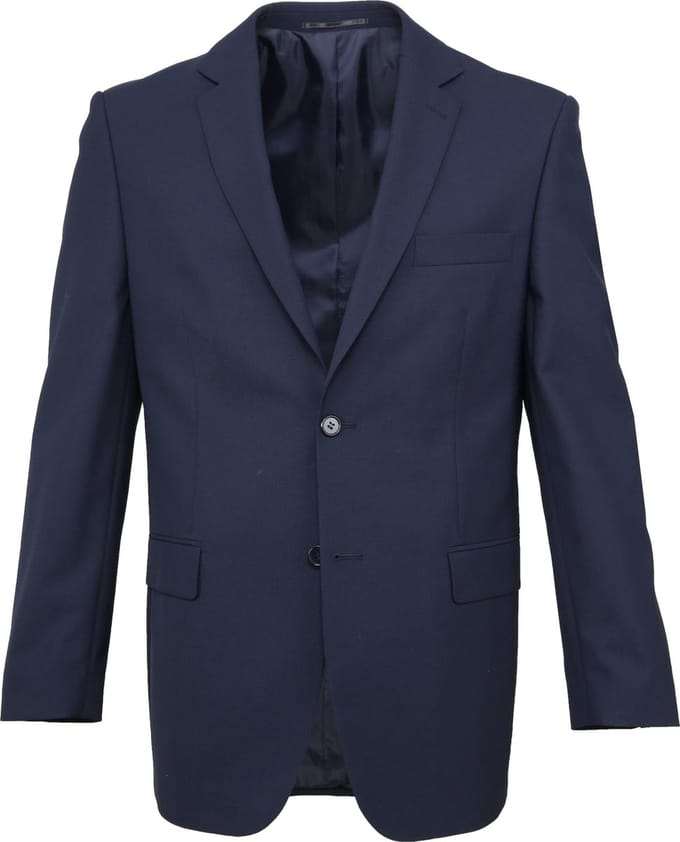 Suitable Colbert Picador Wol Blend Donkerblauw - Maat 50 - Heren blazer